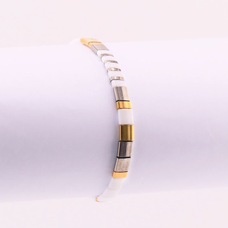 Pulsera Mosaico Sol De C/v (14 Cm - 17 Cm)